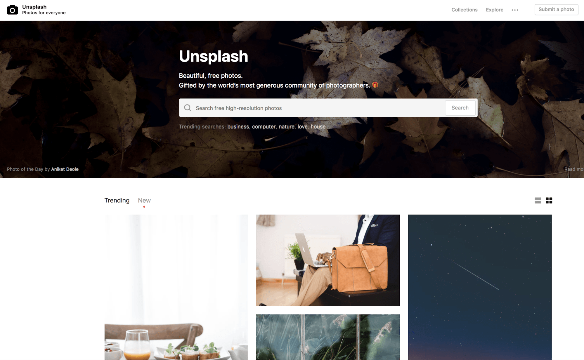 Unsplash Free Photos
