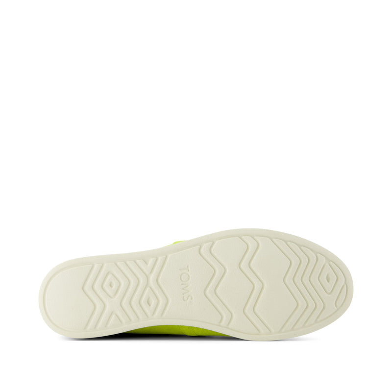 Alpargata Plus - Lime Heritage Canvas Bottom Sole View Alpargata Plus - Lime Heritage Canvas Bottom Sole View
