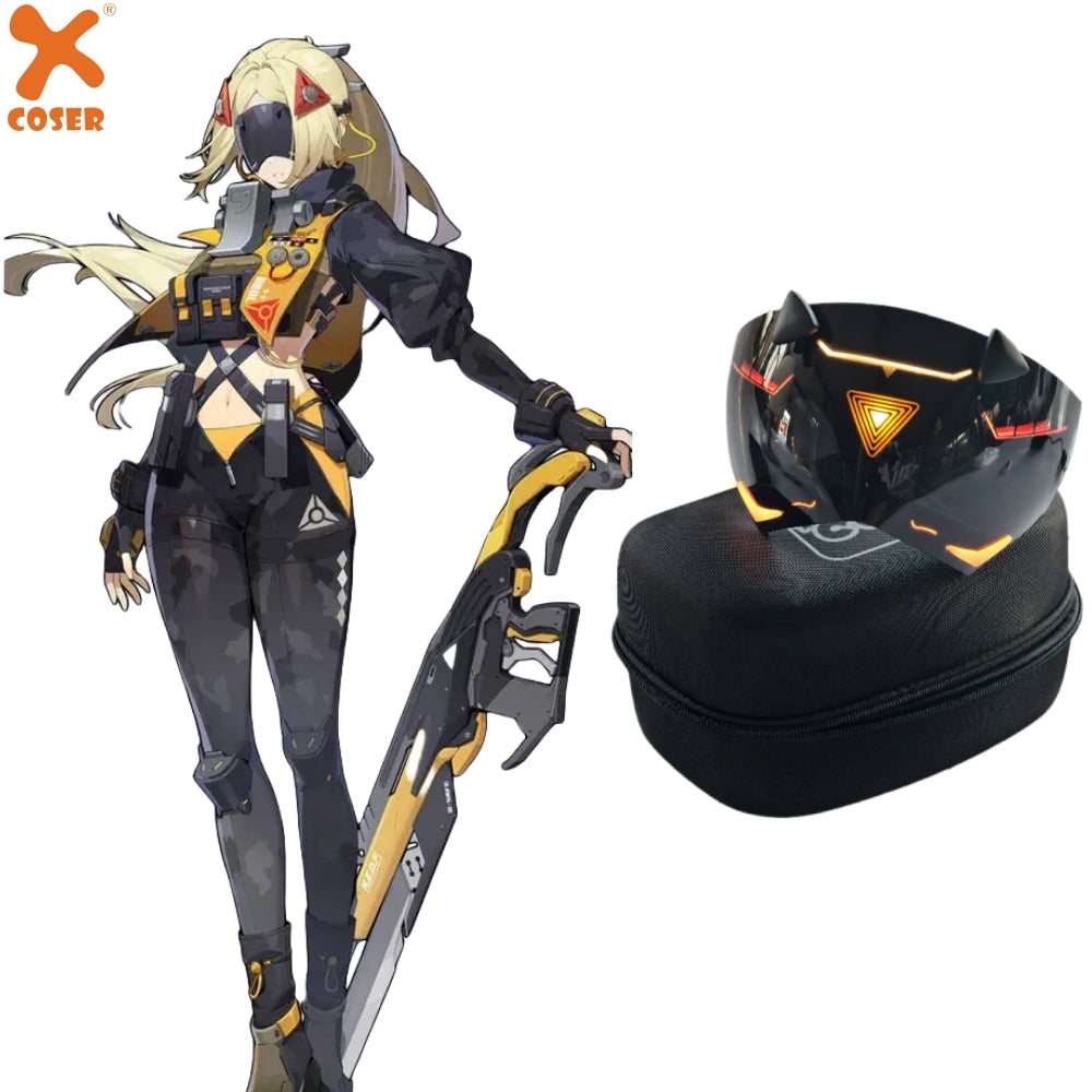 Xcoser Zenless Zone Zero Trigger Mask Cosplay LED Lights Change