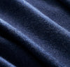 Close up detail of Sheet Set in Heathered Navy