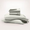 Stack image of Signature Embellished Sheet Set in Meadow Curved Edge