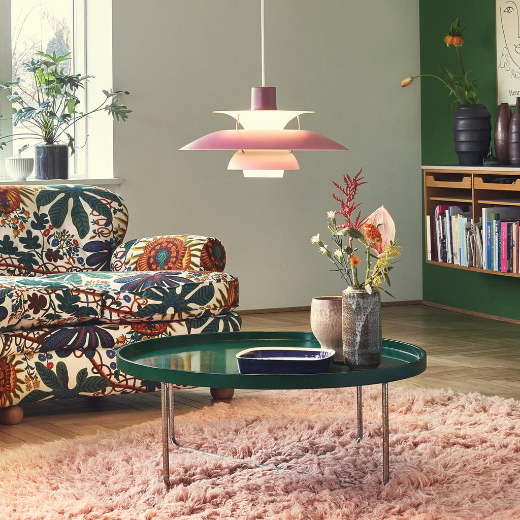 louis poulsen ph5 pendant in living room