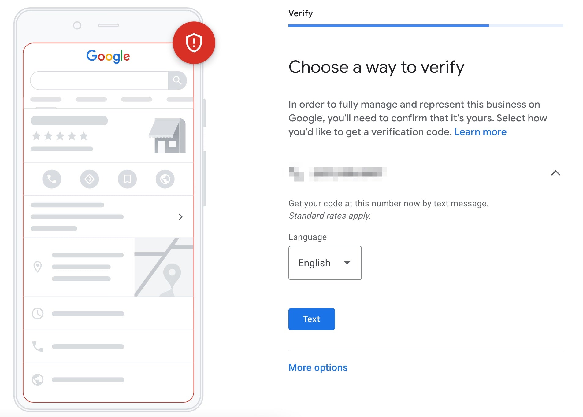 Choose a way to verify