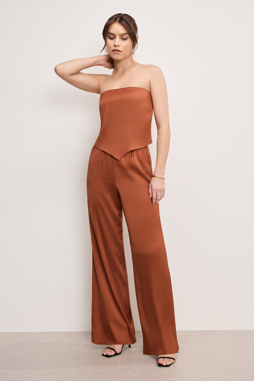 SATIN HANDKERCHIEF TOP | COPPER004 View 0 - 