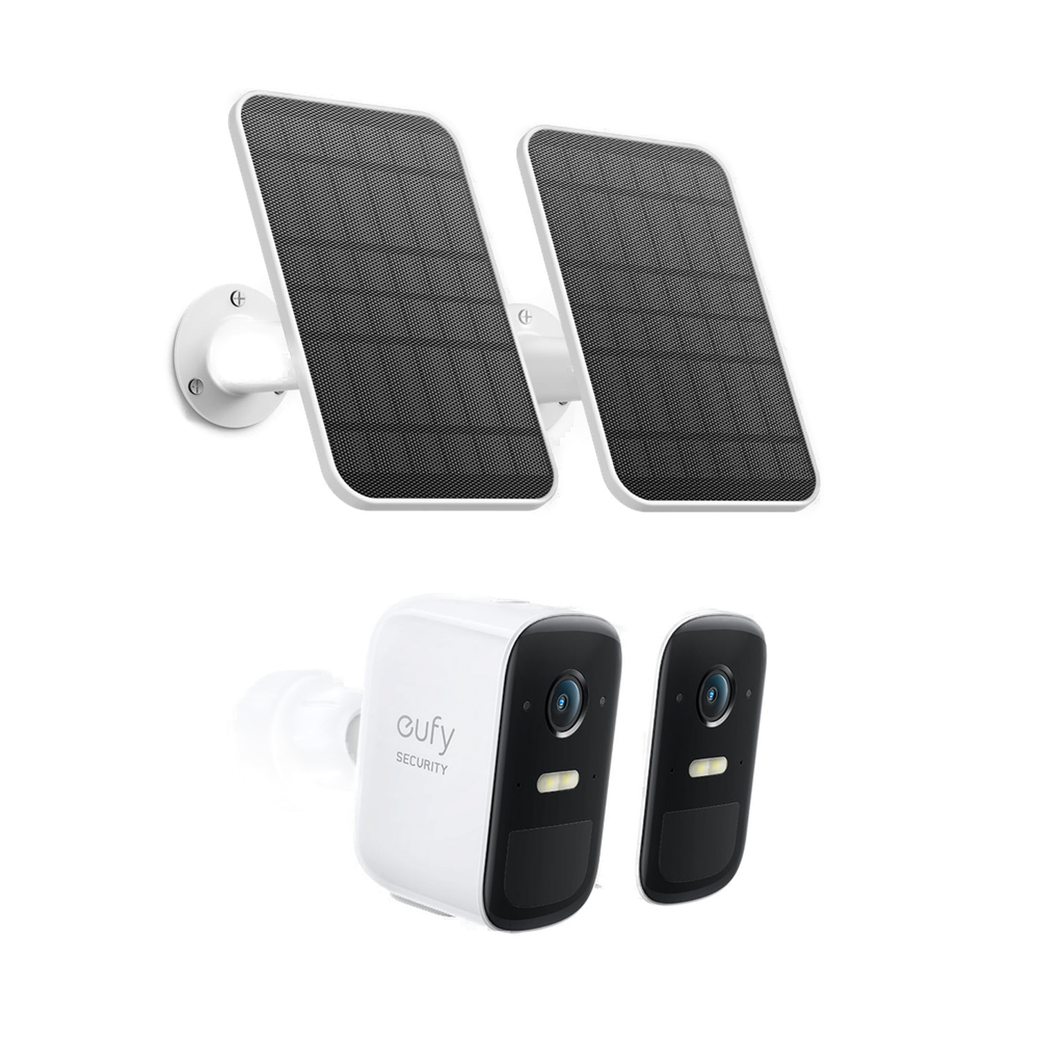 eufyCam S220 (eufyCam 2C Pro) Zusätzliche Kamera (Doppelpack) und eufyCam Solar Panel Ladegerät