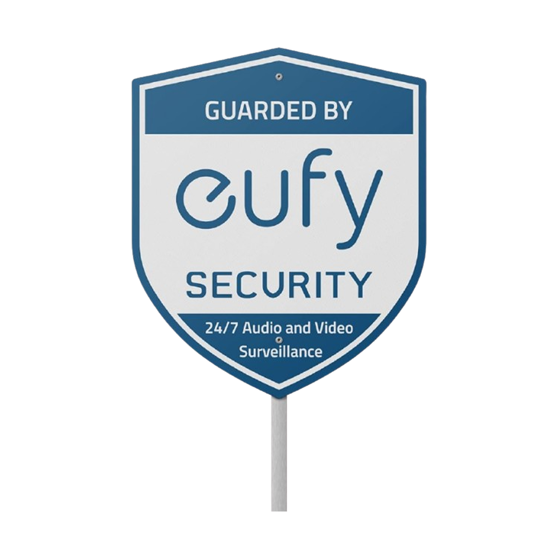 eufy Security-Schild - Reflektierendes Gartenschild, Gute Sichtbarkeit, Einbruchabschreckung, Einfach anzubringen