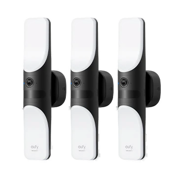 eufy Kabelgebundene Wandleuchte mit Kamera S100 (3er-Pack)
