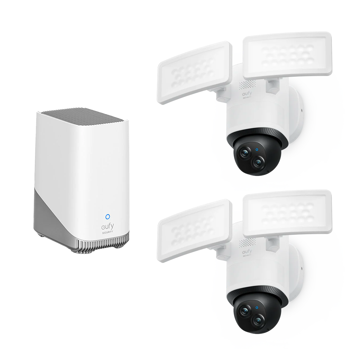 Floodlight Camera E340 (Doppelpack) + HomeBase S380