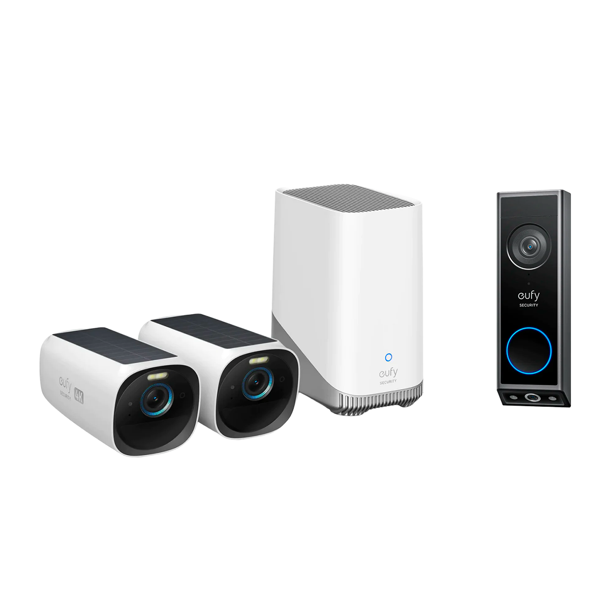 eufyCam S330 (eufyCam 3) + Video Doorbell E340 (Akkubetrieben)