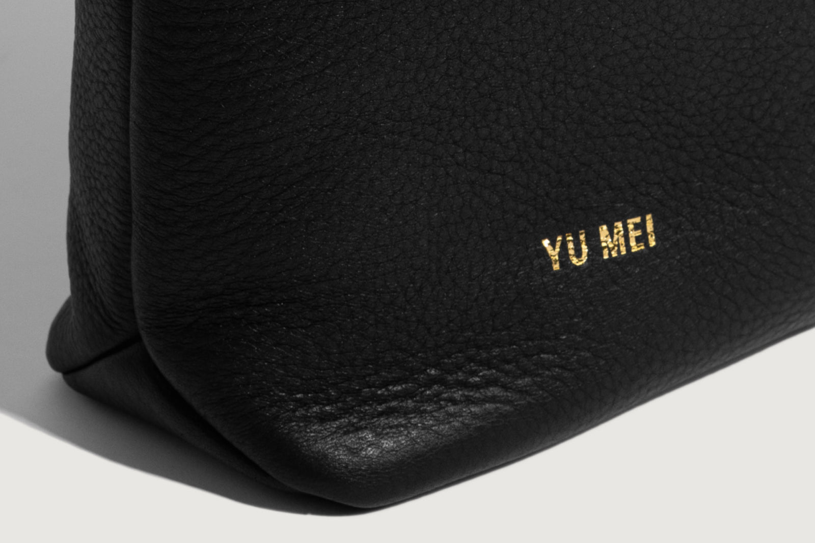 Gold embossing detail view