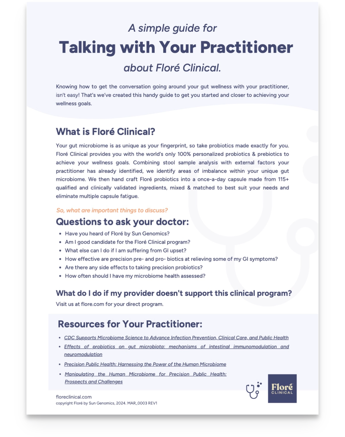 Floré Clinical Practitioner Guide