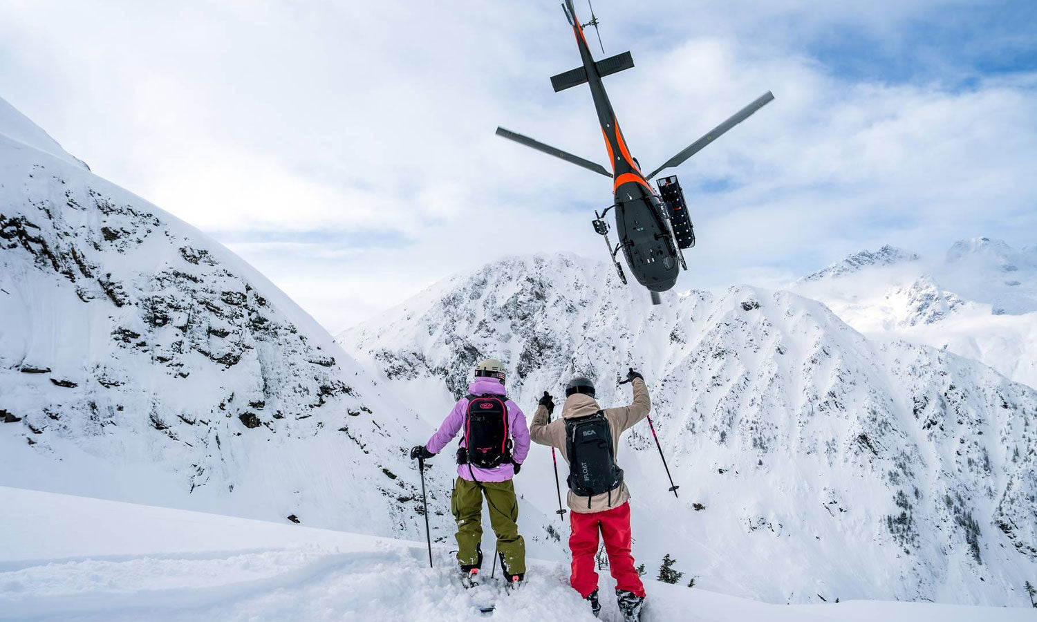 Heli-Pulverschnee-Skifahren