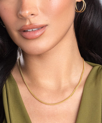 Women's Cuban Link Chain - 3mm