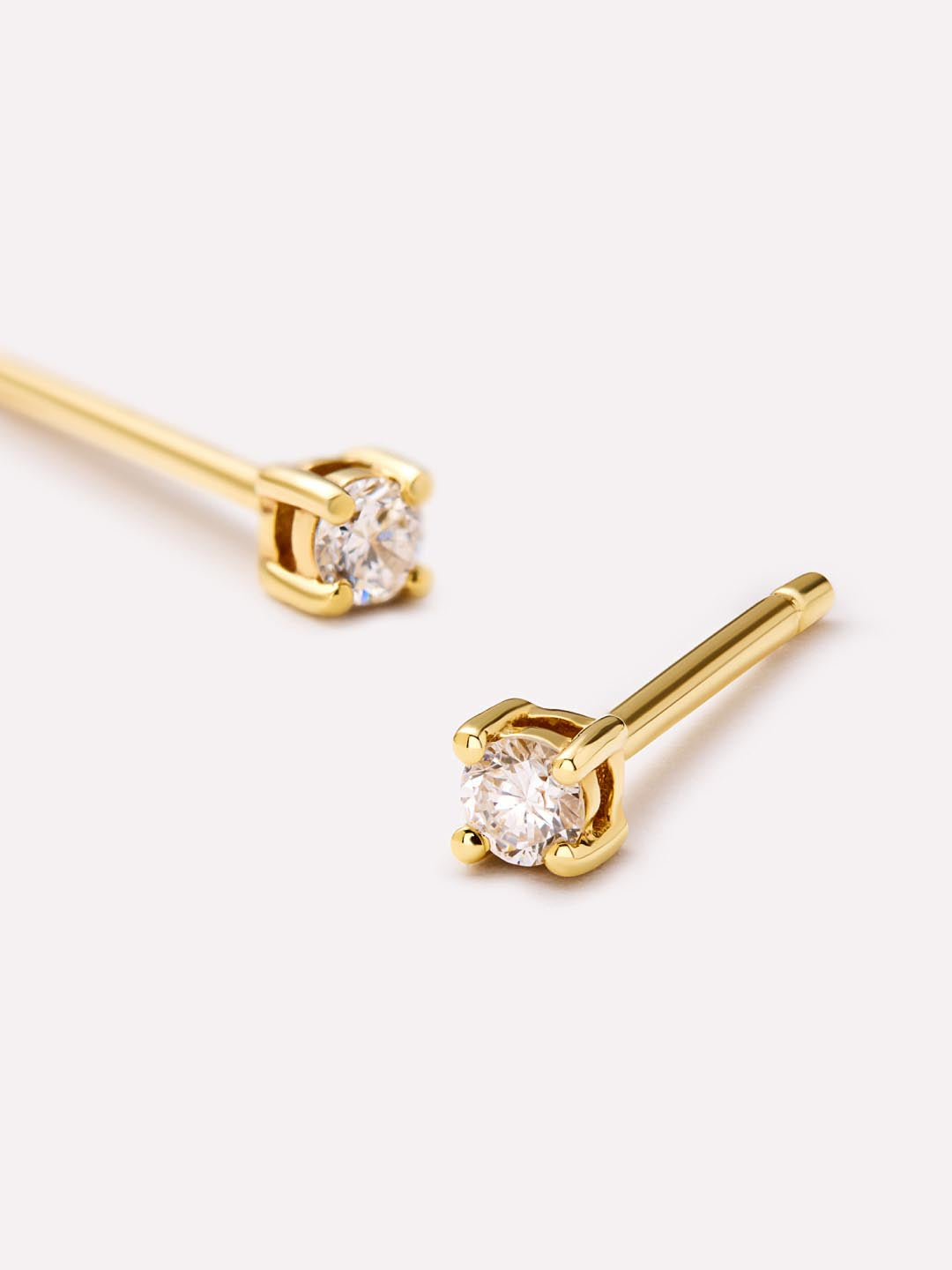 Ana Luisa Jewelry Earrings Stud Earrings Lab Grown Diamond Earrings Gold Mini Diamond Studs Solid Gold