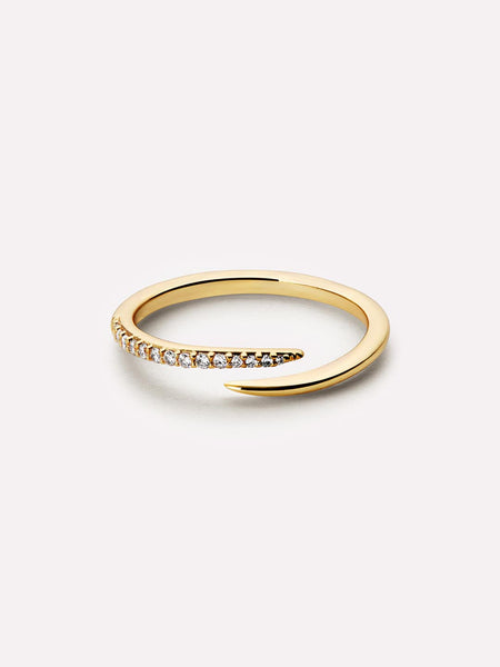 Ana Luisa Jewelry Rings Medium Bands Claw Ring Oren Gold