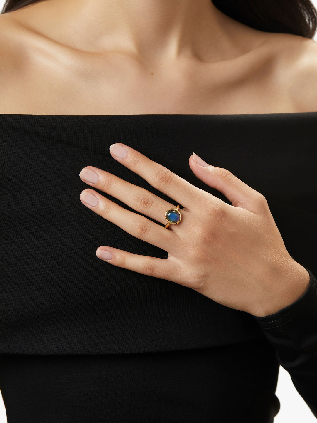 Ana Luisa Jewelry Rings Statement Rings Gold Mood Ring Mood Ring Gold