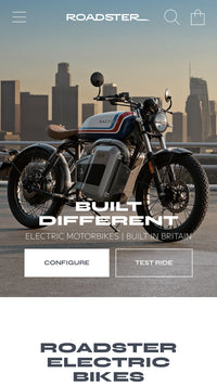 Mobile preview for Honey in the "Roadster" style